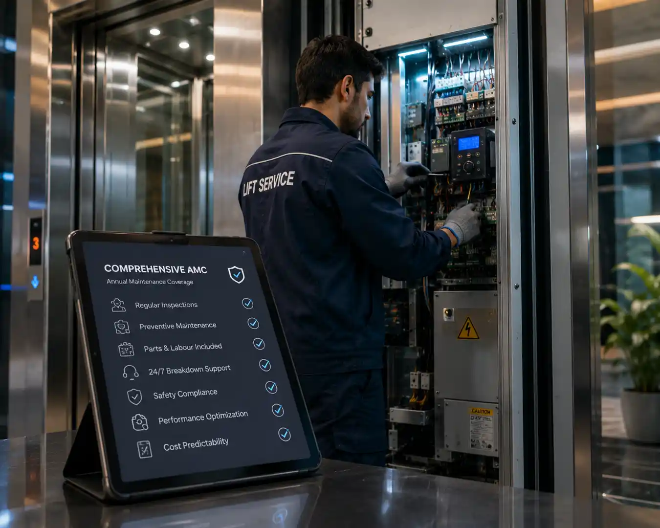 GALAXY — Full Comprehensive AMC elevator maintenance